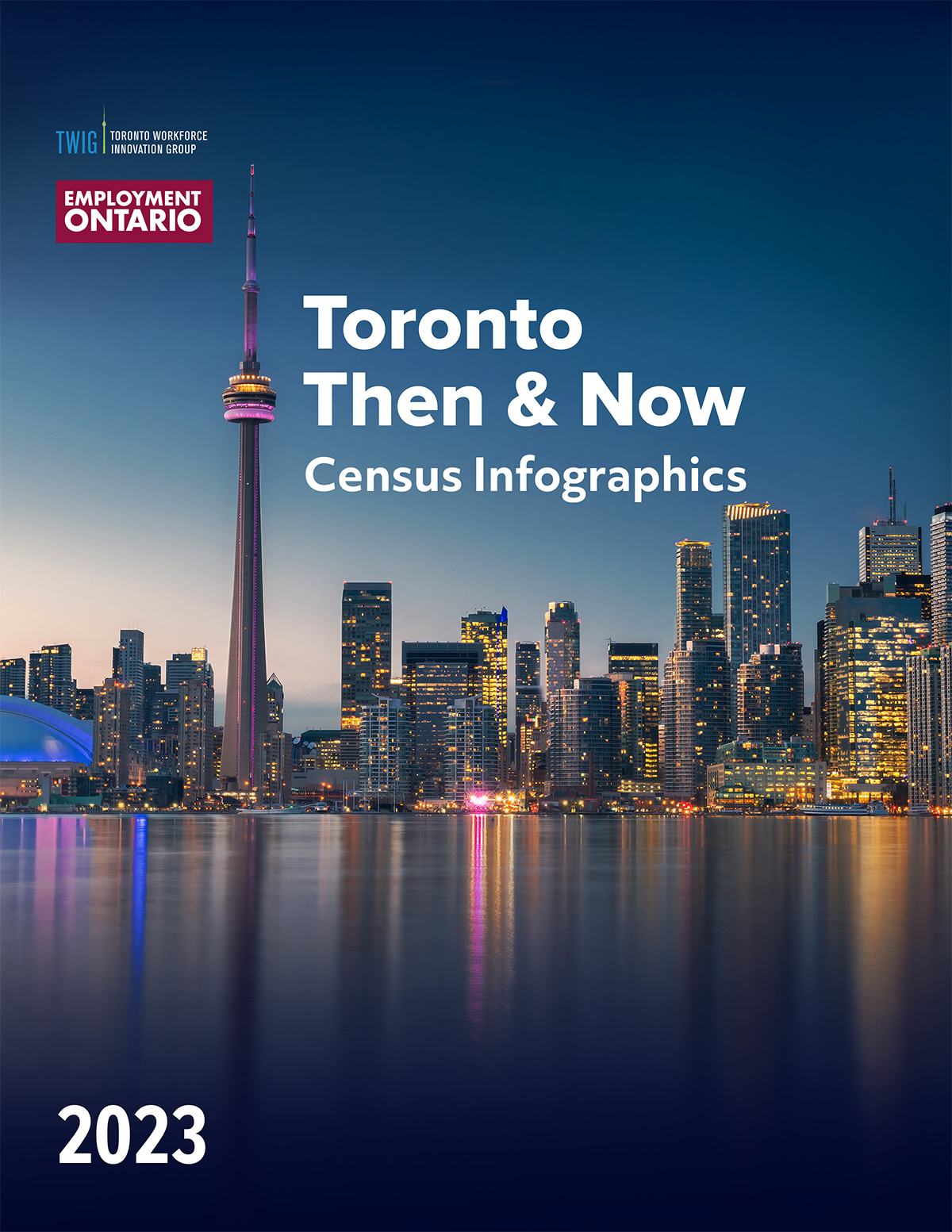 Toronto Then & Now Census Infographics